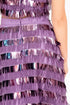 Jasmini Midi Skirt - Liliac Fringe